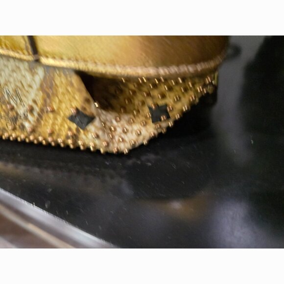 EUC Authentic MCM Snake Print Satchel RARE - Picture 11 of 15